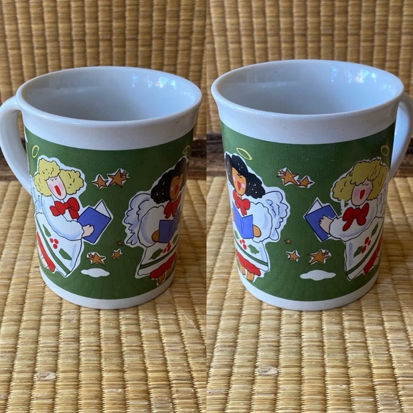 🎅🏼 GIFT CRAFT: Christmas Angels Mug: 18 oz - Picture 1 of 7